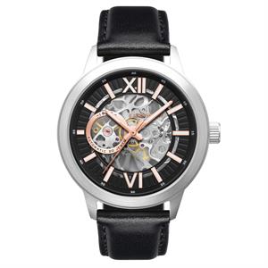 Thomas Earnshaw Gents Raleigh Skeleton Automatic Watch with Leather Strap - 502386