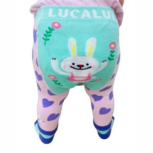 Bouncing Bunny Leggings with Built-In Socks by Lucalui - 504162