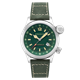 Pegoud Onduleur Automatic Watch with Leather Strap - Green