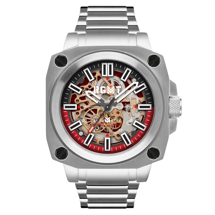 RGMT Gents Automatic Watch with Stainless Steel Bracelet and Complimentary Gift - Stainless Steel