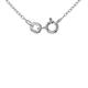 Faith & Brown Sterling Silver Stardust Butterfly Necklace and Earring Set 16.5 - 17.5" - 519903