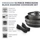 Tower T900160 Freedom 13pcs Cookware Set with Detachable Handles - 530956