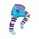 Rainbow Butterfly Leggings with Built-In Socks by Lucalui - 6-12 Months