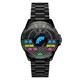 Nubeo Gents Quasar Automatic Space Invaders Ltd Ed with Stainless Steel Bracelet - Black