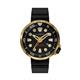 Nubeo Gents Ventana Automatic Watch with Silicone Strap - Black Face