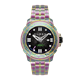 Nubeo Gents Ltd Ed Apollo Automatic Watch with Stainless Steel Bracelet and Complimentary Gift - Rainbow