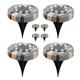 Gardenwize Deck Lights Stone Effect - Pack of 8  - Deck Lights