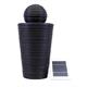 Gardenwize Plinth & Ball Solar Water Feature - 546029