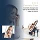 548283 - Carmen 2 in 1 Vanity Case with LED Mirror & Leatherette Strap, Illuminating LED Light and Touch Sensor Control - 1