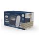 Carmen 2 in 1 Vanity Case with LED Mirror & Leatherette Strap, Illuminating LED Light and Touch Sensor Control - Blue & Gold