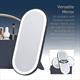 Carmen 2 in 1 Vanity Case with LED Mirror & Leatherette Strap, Illuminating LED Light and Touch Sensor Control - 548283
