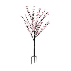 Gardenwize Solar Powered Pink Cherry Blossom LED Tree - 552207