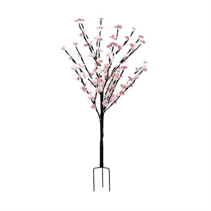 Gardenwize Solar Powered Pink Cherry Blossom LED Tree - 552207
