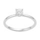 0.15ct SI Created Diamond 'Elara' Solitaire Ring (Gold Vermeil or Platinum Plated) - PP Size J/K