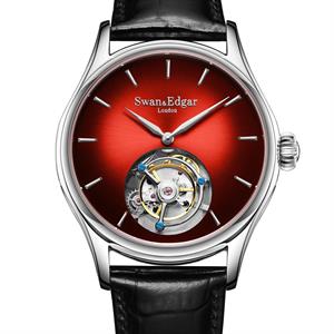 Swan & Edgar Limited Edition Tourbillon Watch with Leather Strap - 561731