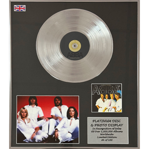 Abba 'Name Of The Game' 24x20" Framed Platinum Disc & Photo Display Ltd Edition of 100 - 571300