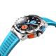 Cadola Gents Peterson J Chronograph Watch with Additional Straps - Orange Blue