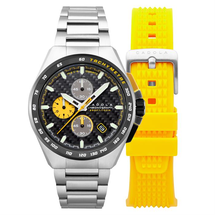 Cadola Gents Peterson J Chronograph Watch with Additional Straps - 572541
