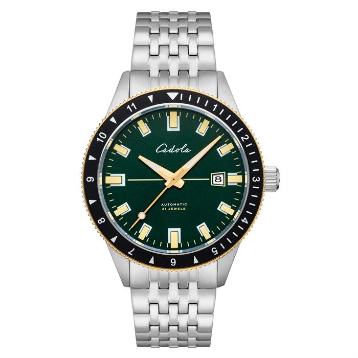 Cadola Gents Tahiti Automatic Watch with stainless Steel Bracelet and Additional Strap - 577130