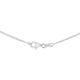 Faith & Brown Sterling Silver Heart Necklace 17" - 580356
