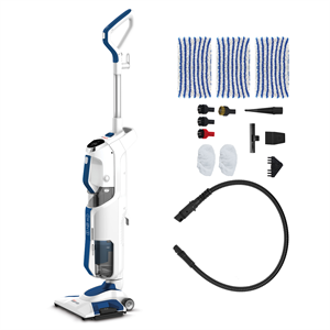 Polti Vaporetto 3 Clean Blue - Vacuum, Steam Mop & Steam Cleaner with Accessories - 592579