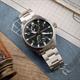 Pegoud Pilotage Power Reserve Automatic Watch with Stainless Steel Bracelet and Complimentary Gift - 598414