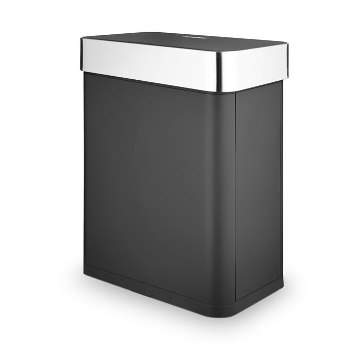 Tower Compact Sensor Bin 60L - Hands Free Opening, Auto Close and Retaining Ring - 598653