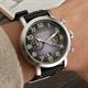 Pegoud Premiere Dual Time Watch with Leather Strap - 627184