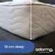 Adormo Silver Ortho Mattress with Complimentary Pillow - Single