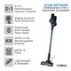 Tower VL100 Optimum Digital Anti-Tangle Cordless 3-in-1 Pole Vacuum Cleaner with HEPA 12 Filter, 1L Dust tank - 29.6V - VL100 Vacuum