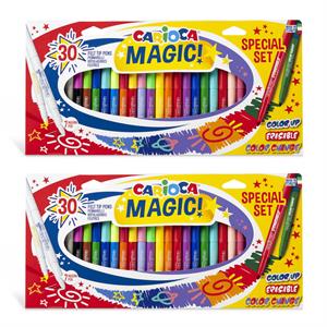 Magic Pens - Colour Changing, Colour Erasing and Colour Stacking Felt Pens - 60 Pens - 633369