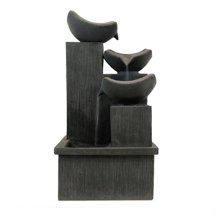Gardenwize Slate Cascading Solar Water Feature - 634604