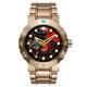 Nubeo Gents Ltd Ed Opportunity Automatic Watch with Stainless Steel Bracelet - Golden Ash