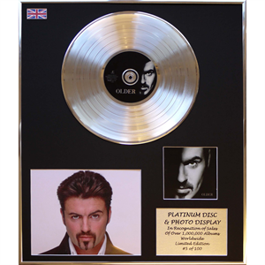 George Michael - 'Older' 24x20" Framed Platinum Disc & Photo Display Ltd Edition of 100 - 643588