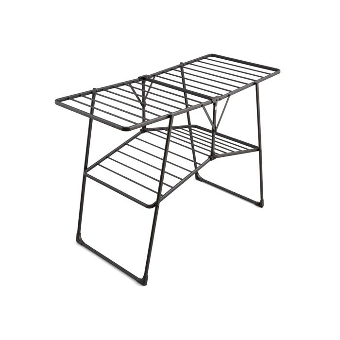 Swan Stealth Easy-Close Outdoor & Indoor Clothes Airer with 25m of Drying space, 20kg Weight Capacity, Anti-Slip Coating and Feet, Easy Storage - 644002