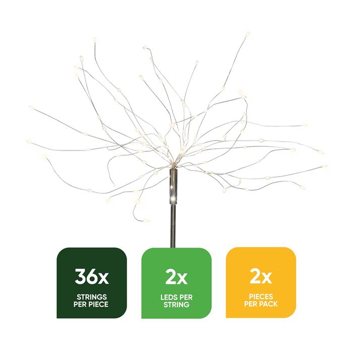 Gardenwize Starburst Light - Pack of 4  - 644120