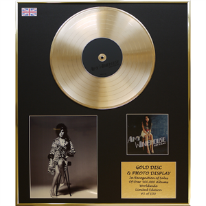 Amy Winehouse - 'Back to Black' 24 X 20" Framed Gold Disc & Photo Display Ltd Edition of 100 - 646749