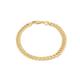 Faith & Brown Italian Crafted 9k Gold Cuban Bracelet 8" - 650646