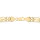 Faith & Brown Italian Crafted 9k Gold Bi-Layer Curb Bracelet 7.5" - 661574