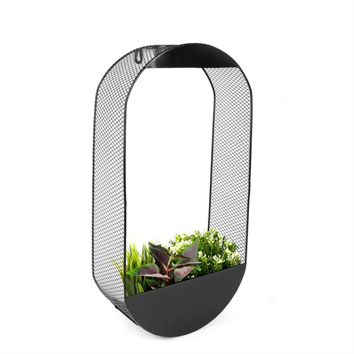 Gardenwize Oval Solar Wall Planter - 668638
