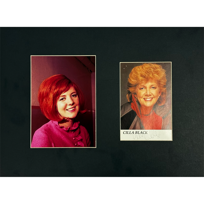 Cilla Black 16x12"  Mounted Personally Signed Photo - 673762