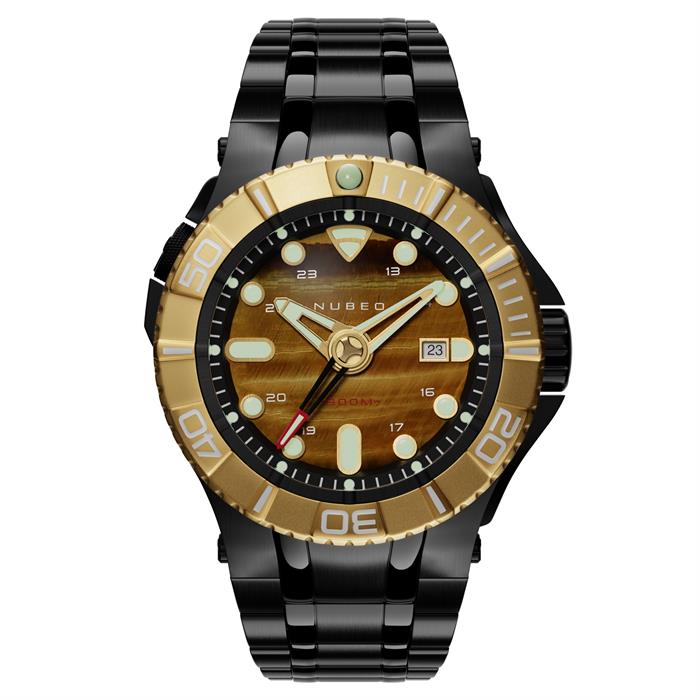 Nubeo Gents Limited Edition Manta Automatic Watch with Stainless steel Bracelet - 679695