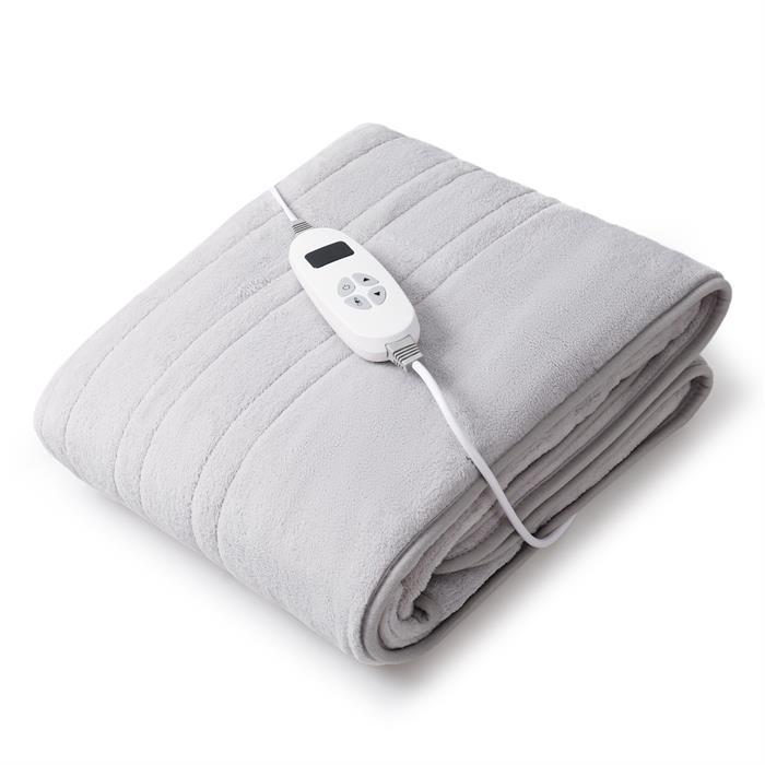 Sleepdown Luxury Micro Fleece Heated Throw with 10 Heat Settings 130 x 160cm - 680856