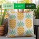 Gardenwize LED Light Up Cushion Covers - Set of 2 - Pineapple