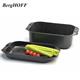 BergHOFF Eurocast  Non-Stick Double Roasting Pan - Suitable for all Hobs and Lightweight - Roasting Pan