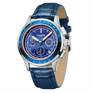 Gamages Of London Ltd Edition Barxton Mechanical Quartz Watch With Leather - 689635