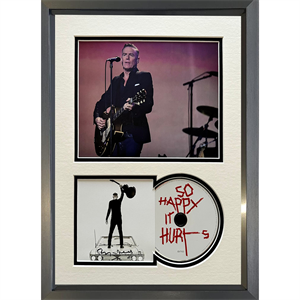 Bryan Adams 16 x 12" Framed & Mounted Personally Signed Photo & CD Display - 692174