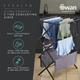 705528 - Swan Stealth Ultra-Compact 3 Tier Concertina Airer with 10m of Drying space, Multiple Heights, Foldable Design, 15kg Weight Capacity - 1