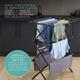 Swan Stealth Ultra-Compact 3 Tier Concertina Airer with 10m of Drying space, Multiple Heights, Foldable Design, 15kg Weight Capacity - 705528