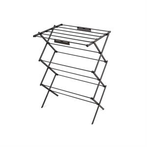 Swan Stealth Ultra-Compact 3 Tier Concertina Airer with 10m of Drying space, Multiple Heights, Foldable Design, 15kg Weight Capacity - 705528